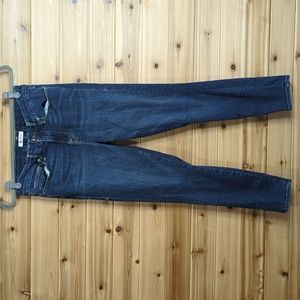 Good American Womens Jeans 8/29 Blue Good Legs Skinny Ankle Jeans Blue004